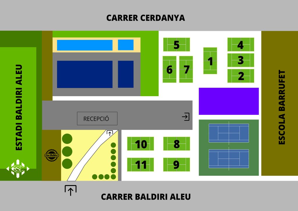 pistas padel sant boi mapa